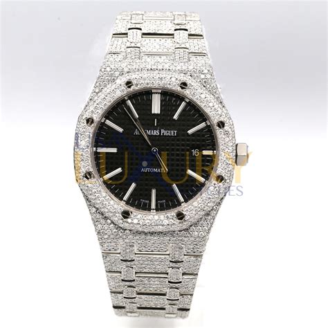 audemars piguet royal oak black diamonds